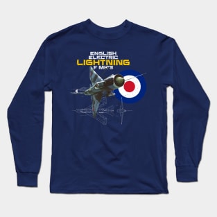 British English Electric Lightning F Mk 3 (dark) Long Sleeve T-Shirt